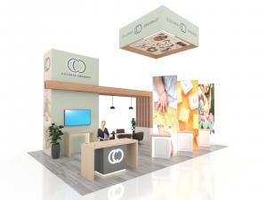 ECO-5060 Custom Sustainable Trade Show Exhibit -- View 1